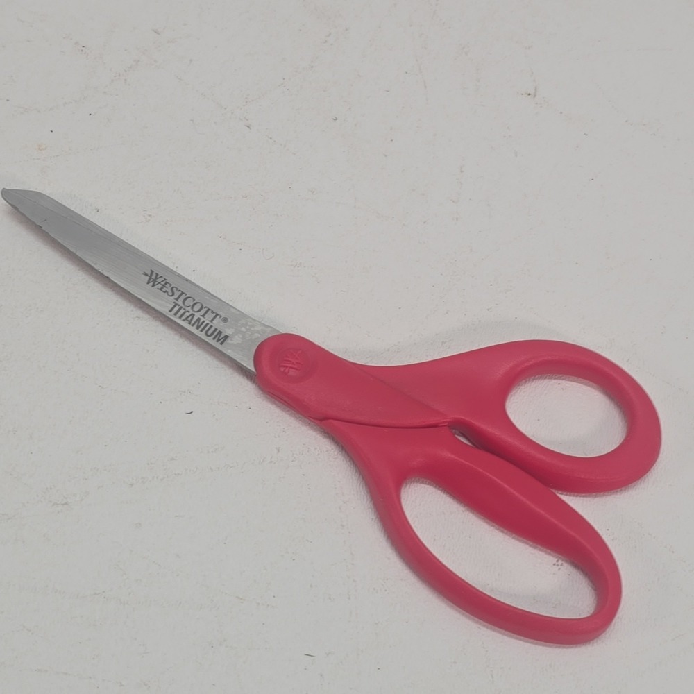 Westcott 8" Titanium Scissors Soft Handle